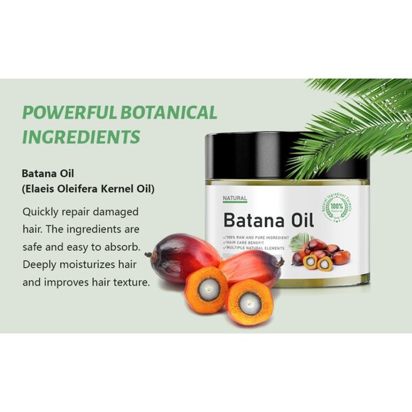 2x Natural Batana Oil for Hair Growth – 100% Raw & Pure | 4.23 oz Each - Picture 4 of 7